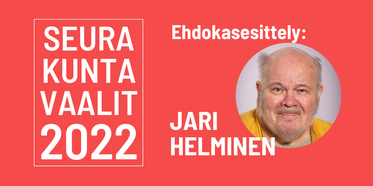 Seurakuntavaalit 2022: esittelyssä Jari Helminen