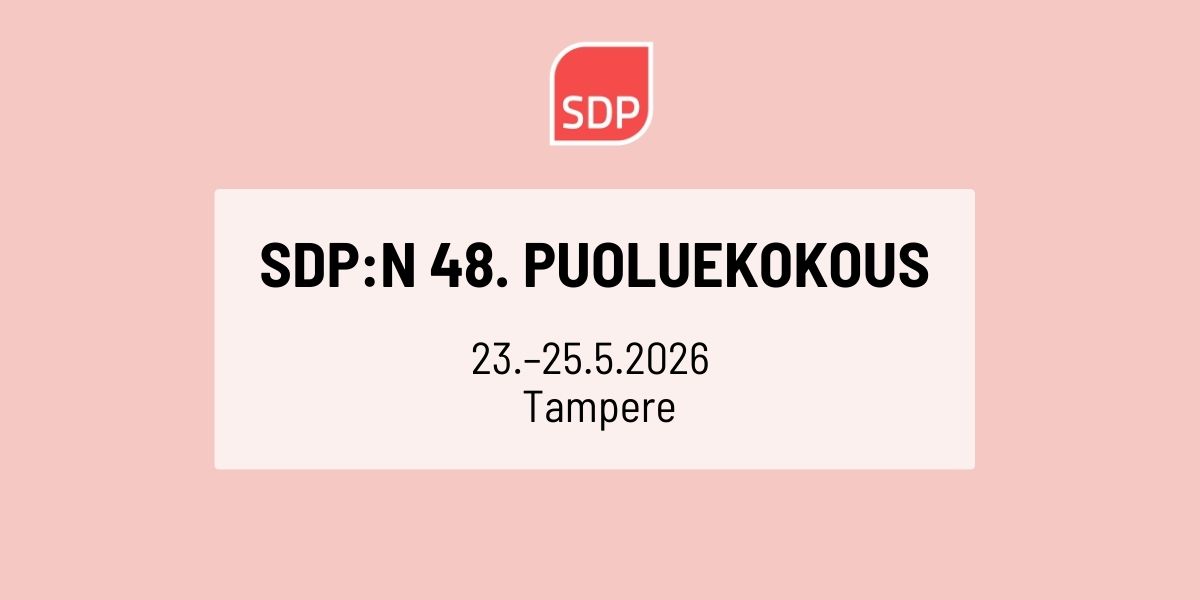 TULE KESKUSTELEMAAN PUOLUEKOKOUKSEN ANNISTA
